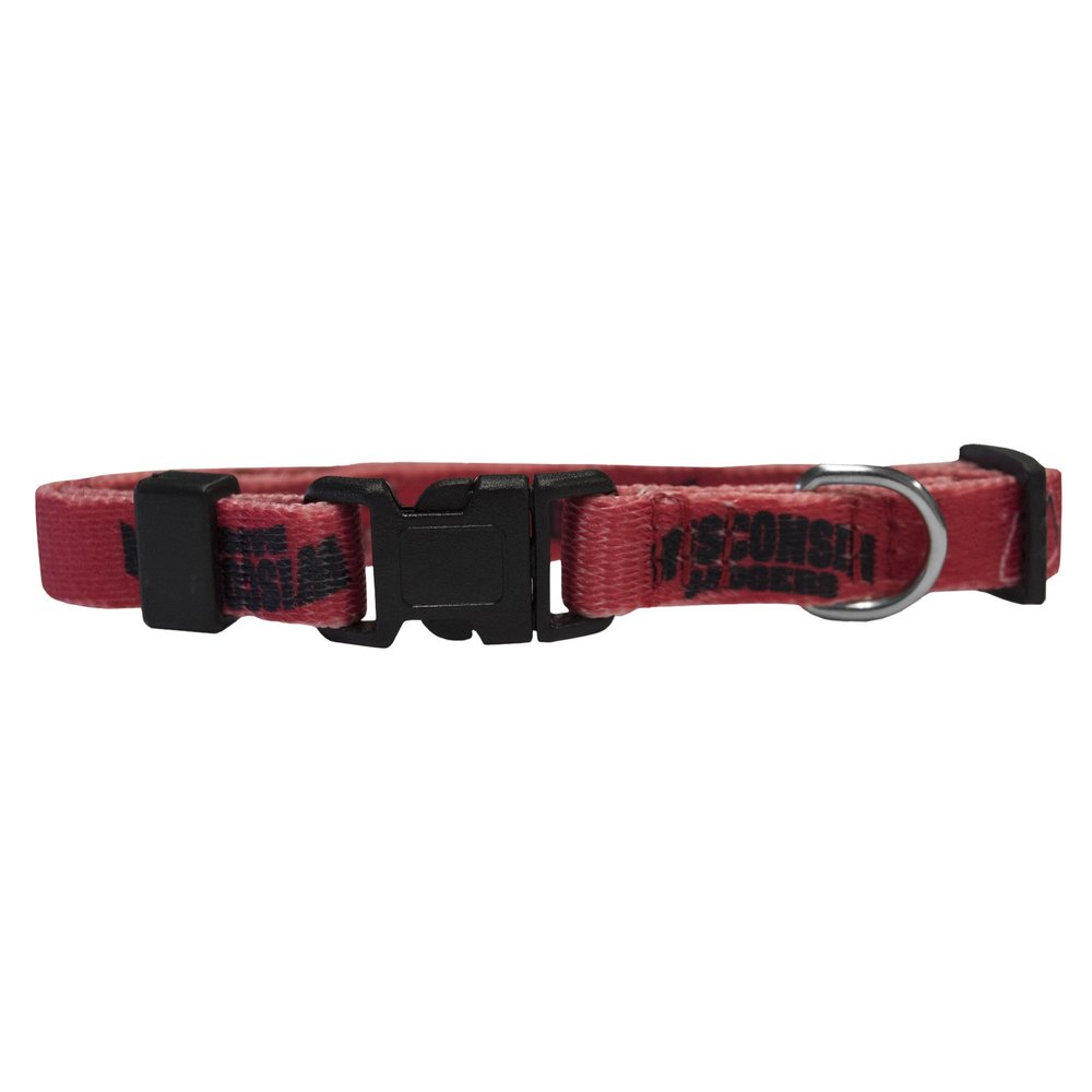 Littlearth Wisconsin Badgers NCAA Pet Collar