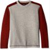 Arrow Men's Long Sleeve Colorblocked Sweater Fleece, Maple Spice, 2X-Large view 1