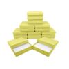 888 Display - Pack of 12 Boxes of 2" x 8" x 7/8" H Yellow Kraft Cotton Filled Jewelry Boxes view 1