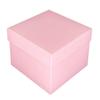 888 Display USA, Inc - Pack of 8 Boxes 3 1/2" x 3 1/2" x 1 7/8" H Made in USA Light Pink Cotton Filled Jewelry Boxes view 1