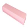 888 Display - Pack of 12 Boxes of 2" x 8" x 7/8" H Light Pink Kraft Cotton Filled Jewelry Boxes view 1