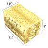 888 Display - Pack of 25 Boxes of 2 5/8" x 1 1/2" x 1"H Gold Textured Cotton Filled Jewelry Boxes view 2