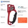 NewDoar UIAA & CE Certified Hand Ascender Rock Climbing Tree Arborist Rappelling Gear Equipment Rope Clamp for 8~12MM Rope(Red) view 2