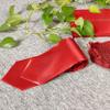 GradPlaza Plain Graduation Stole Sash 60'' Long Red Adults Sash for High School and College view 3