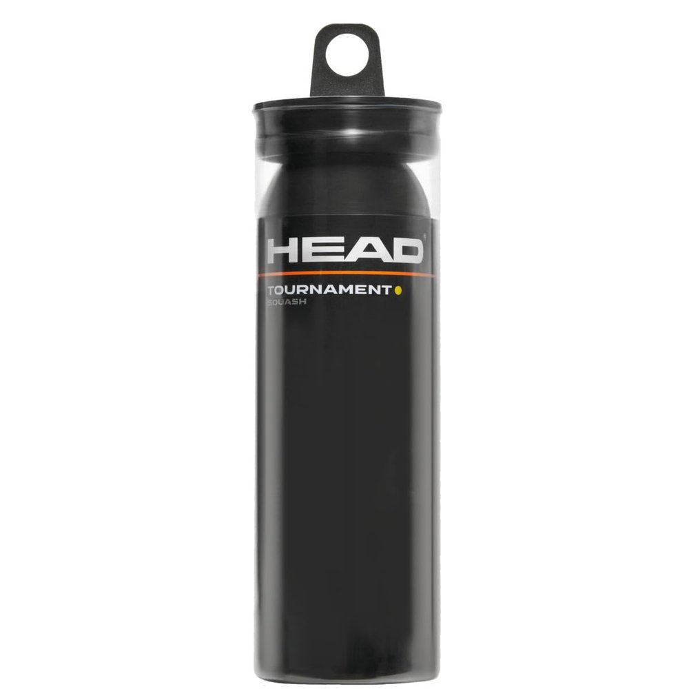 HEAD Tournament Squash Balls, 3 Balls, Black, One Size