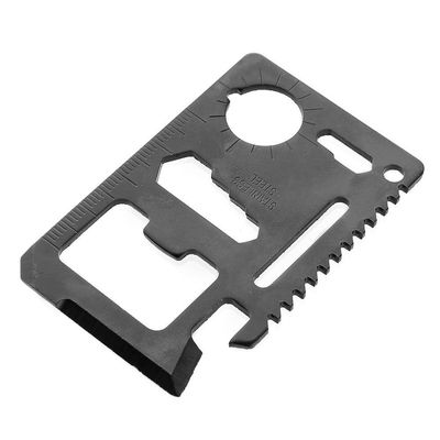 11 in 1 Multi Credit Card Survival Pocket Black Outdoor Sport Tool Kits