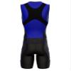 Sparx X Triathlon Suit Racing Tri Cycling Skin Suit Bike Swim Run (Blue, XL) view 3