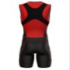 Sparx X Triathlon Suit Racing Tri Cycling Skin Suit Bike Swim Run (Red, Large) view 4
