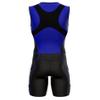 Sparx X Triathlon Suit Racing Tri Cycling Skin Suit Bike Swim Run (Blue, Medium) view 3