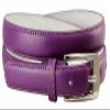 7055 Women's Betls Ladies Fashion Skinny Soft Dress Casual Leather Belt 3/4"(19mm) wide (Purple, M) view 1