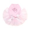 Hat (Swarovski Pink Cowgirl) - Bling Rhinestone Dog Western Tutu Dress, M Pink view 1