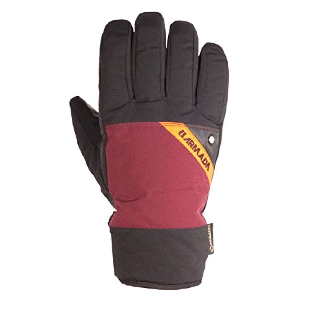 Armada Men's Decker GORE-TEX: Ski Gloves (Burgundy, Large)