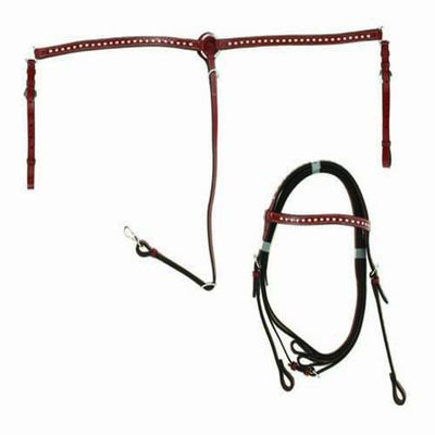 Hawk #735 Matching Headstall And Breast Collar