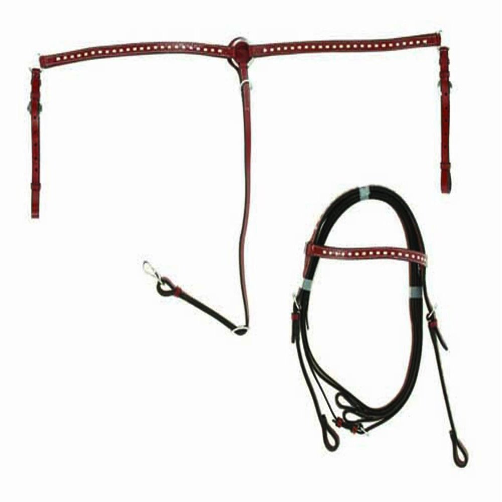 Hawk #735 Matching Headstall And Breast Collar