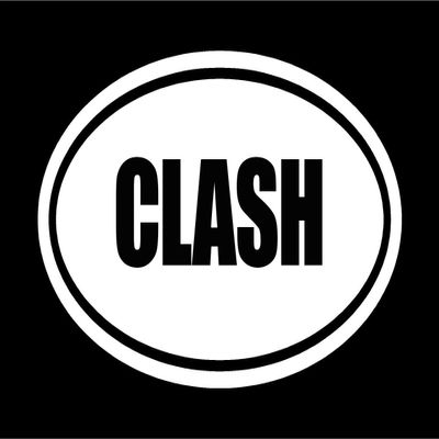 Beach Graphic Pros 6" die Cut White Vinyl Clash Oval Euro Style Vinyl Decal Sticker