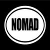 Beach Graphic Pros 6" die Cut White Vinyl Nomad Oval Euro Style Vinyl Decal Sticker view 1