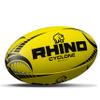 Rhino Cyclone Rugby Ball, Fluo Yellow, Size 4 view 2