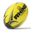 Rhino Cyclone Rugby Ball, Fluo Yellow, Size 3 view 1