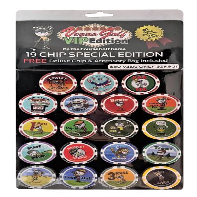 Vegas Golf Game - VIP Edition 19(pcs) with Free Tee Bag