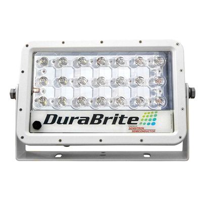 Durabrite Lights Mini Series Spotlight Fog LED Light Bar Alternative 16,670 Lumens Boat Marine Offroad Truck Automotive Military Grade IP68 Waterproof 12/24 VDC White 140W Searchlight (White, Spot)