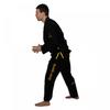 KANO SPORTS Jui Jitsu Gi Black with Yellow Embroidery (A0) view 3