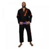 Kano Sports Jui Jitsu Gi Black with Orange Color Stiching & Embroidery (A4) view 1