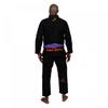 Kano Sports Jui Jitsu Gi Black with Orange Color Stiching & Embroidery (M2) view 3