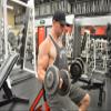 Barbell 1 Bodybuilding Muscle Stringer Y Back Tank Top, Lifting Shirt for Gym (M, Charcoal Grey/Silver) view 3