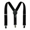 Spring Notion Boys' Elastic Suspenders with Leather Crosspatch Black Small view 1