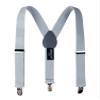 Spring Notion Boys' Elastic Suspenders with Leather Crosspatch Grey Small view 1