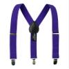 Spring Notion Boys' Elastic Suspenders with Leather Crosspatch Purple Large view 1