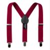 Spring Notion Boys' Elastic Suspenders with Leather Crosspatch Red Medium view 1