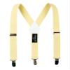Spring Notion Boys' Elastic Suspenders with Leather Crosspatch Yellow Large view 1