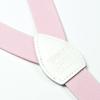Spring Notion Boys' Elastic Suspenders with Leather Crosspatch Light Pink Large view 3