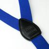 Spring Notion Boys' Elastic Suspenders with Leather Crosspatch Royal Blue Small view 3