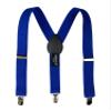 Spring Notion Boys' Elastic Suspenders with Leather Crosspatch Royal Blue Medium view 1