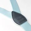 Spring Notion Boys' Elastic Suspenders with Leather Crosspatch Aqua Large view 3