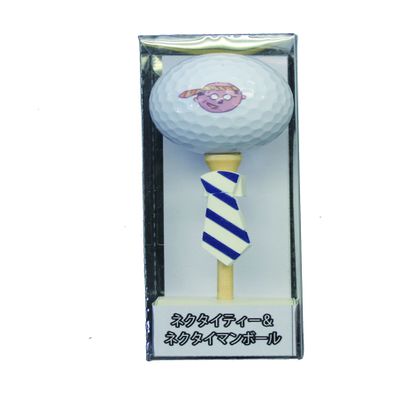 Hokshin Crossing TB1279 Golf Tee & Ball Tie Golf Tee & Ball Set, 1P