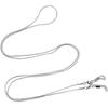 Jmkcoz Stainless Steel Eyeglass Holder Chain 80cm Eyeglass Necklace Chain Silver view 4