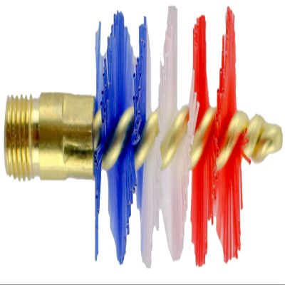 Pro-Shot Patriot Series Nylon Bore Brush  12 Gauge Shotgun Brush with Red/White/Blue Nylon Bristles, Brass Core, Oversized Fill, Solvent-Resistant, #5/16-27 Thread, Proudly Made in The USA