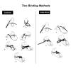 BRS-S3 Ultralight 14 Teeth Aluminium Alloy Bundled Crampons Ice Gripper Outdoor Ice Climbing Kits Crampons for Footwear (Blue) view 3