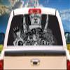 SignMission FREAKENSTEIN Rear Window Graphic Truck View Thru Vinyl Decal Back view 1