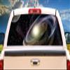 SignMission Out There Rear Window Graphic Truck View Thru Vinyl Decal Back view 1