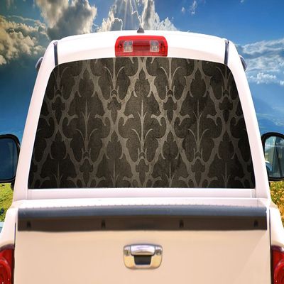 SignMission Vintage Elegance Rear Window Graphic Truck View Thru Vinyl Decal Back