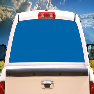 SignMission Blue Rear Window Graphic Truck View Thru Vinyl Decal Back