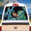 SignMission Clowning Rear Window Graphic Truck View Thru Vinyl Decal Back view 1