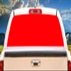 SignMission RED Rear Window Graphic Truck View Thru Vinyl Decal Back view 1