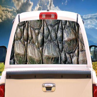 SignMission Gator Skin Rear Window Graphic Truck View Thru Vinyl Decal Back