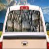 SignMission Gator Skin Rear Window Graphic Truck View Thru Vinyl Decal Back view 1