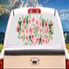 SignMission Bouquet Rear Window Graphic Truck View Thru Vinyl Decal Back view 1